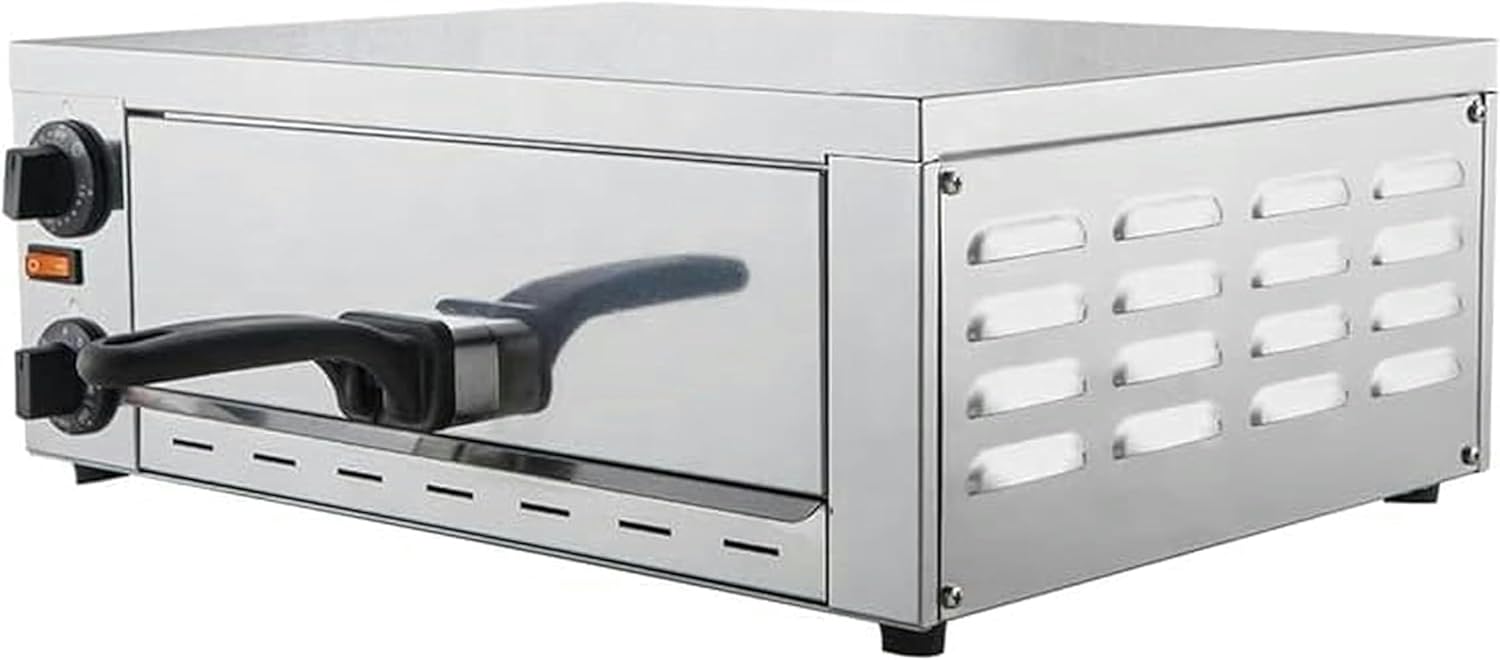 Pizza Electric Oven, Toaster Oven with 16 "Stainless Steel Personal Pizza Drawer, Adjustable Temperature of 50-300 ° C/Uniform Heating, Suitable for Kitchen and Commercial Use