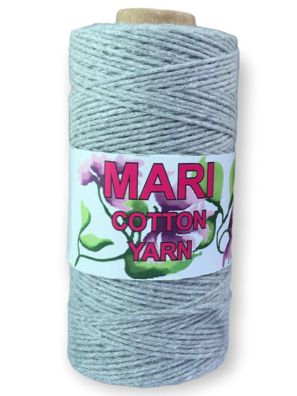 MARI - Cotton Crochet Yarn - Lighter Yarn - Grey Melange - (100 Grams / 200 Metres) (B09B58DLY5) Amazon Price History, Amazon Price Tracker