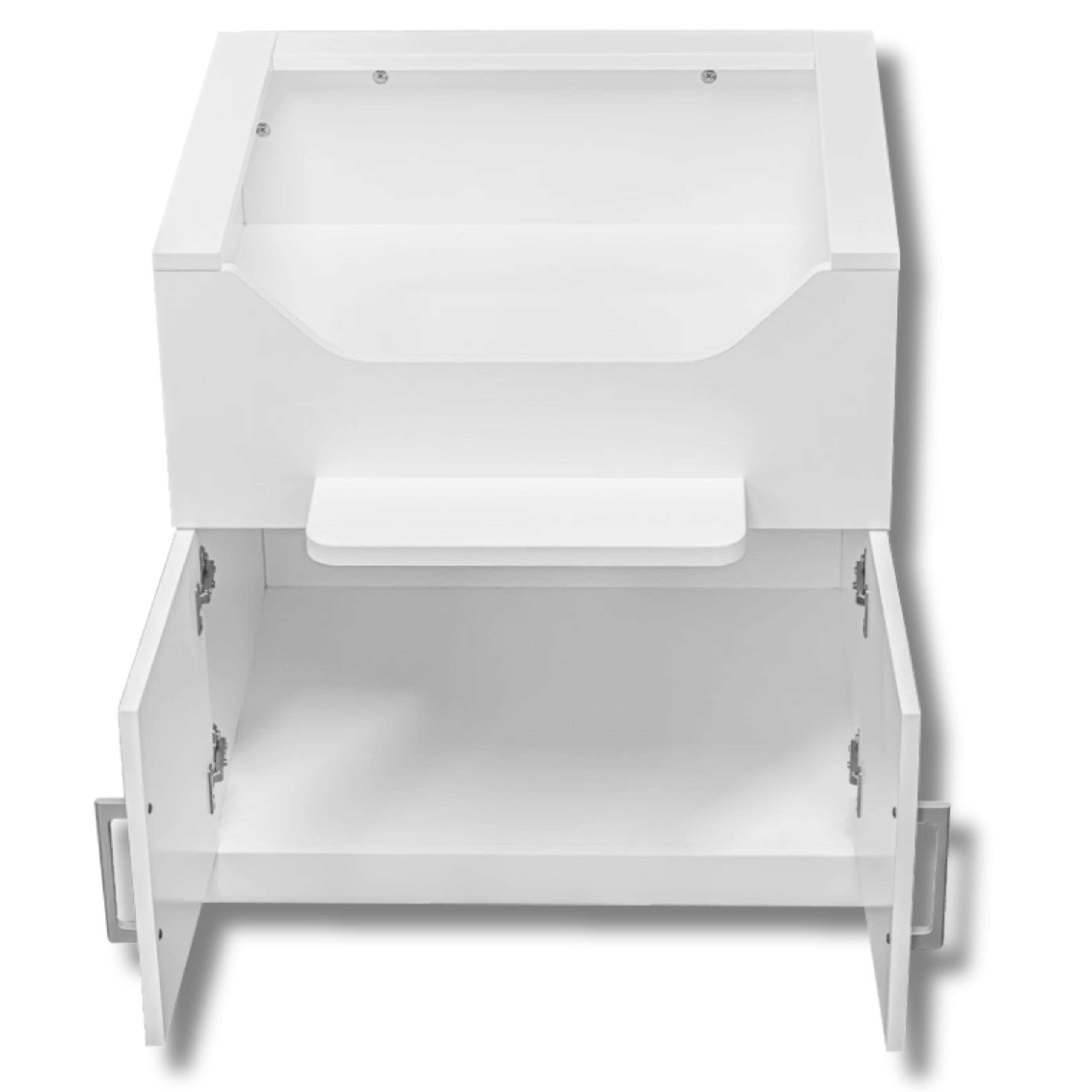 Elevated Cat Litter Box – Raised, Easy-to-Clean & Dog-Deterring Litter Box for Seniors, Arthritis & Wheelchair Users | LoftyLoo, Made in USA