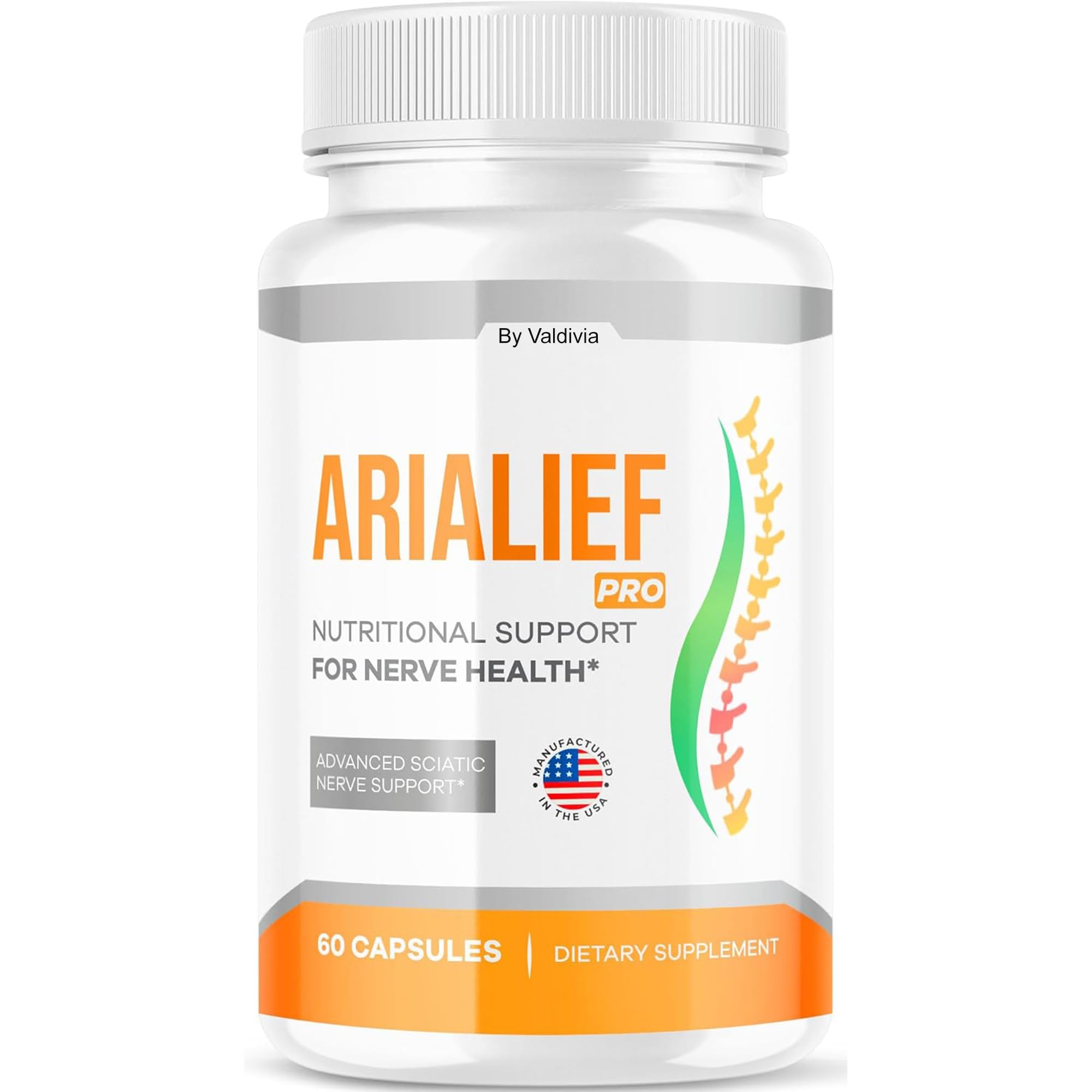 Valdivia Arialief Capsules for Sciatica, Arialeaf Nutritional Support for Nerve Arialief Capsules – Herbal Supplement Formula (60 Capsules)