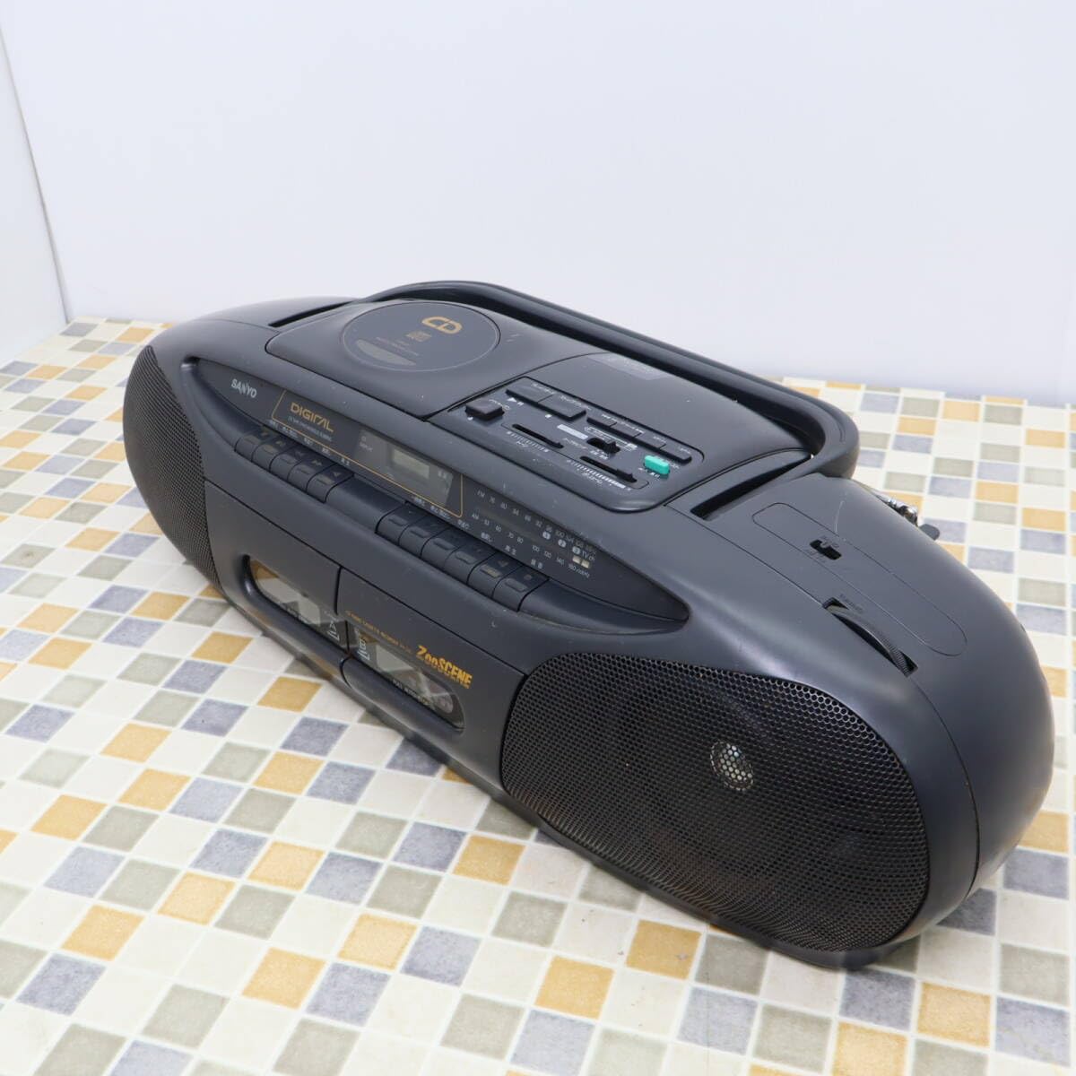 サンヨーZOOSCENE/ラジカセ/PH-Z60/カセットのみ動作OK/現状品 Yahoo!オークション - SANYO サンヨー ZooSCENE PH-Z60 CD