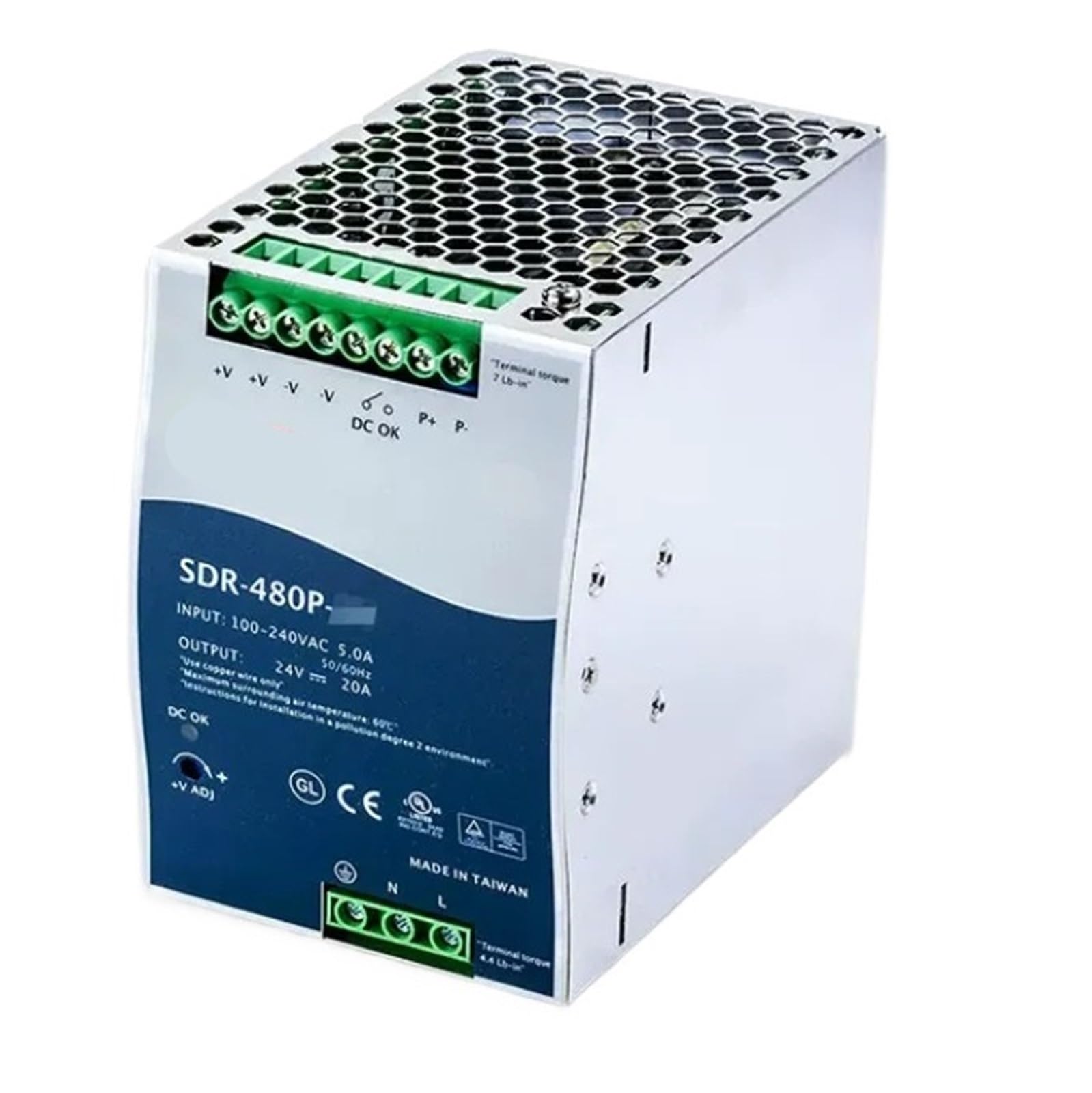 SWEWDSQG 480W Single Output Industrial Power Supply SDR-480P series SDR-480P-24 SDR-480P-48(SDR-480P-24)