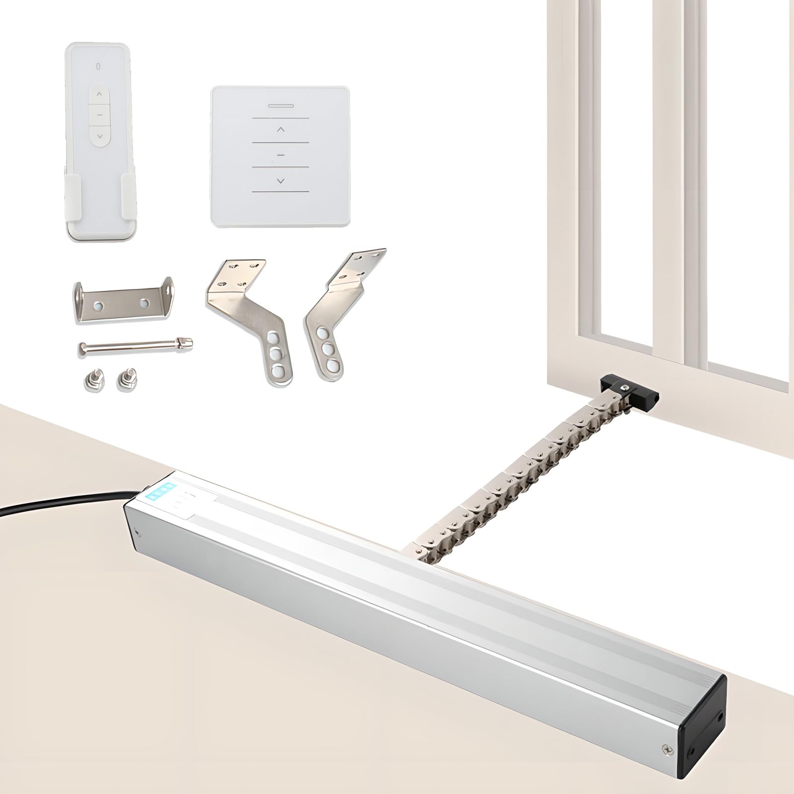 Ouvre-fenêtre de chaîne électrique pour aérer facilement vos fenêtres hautes
