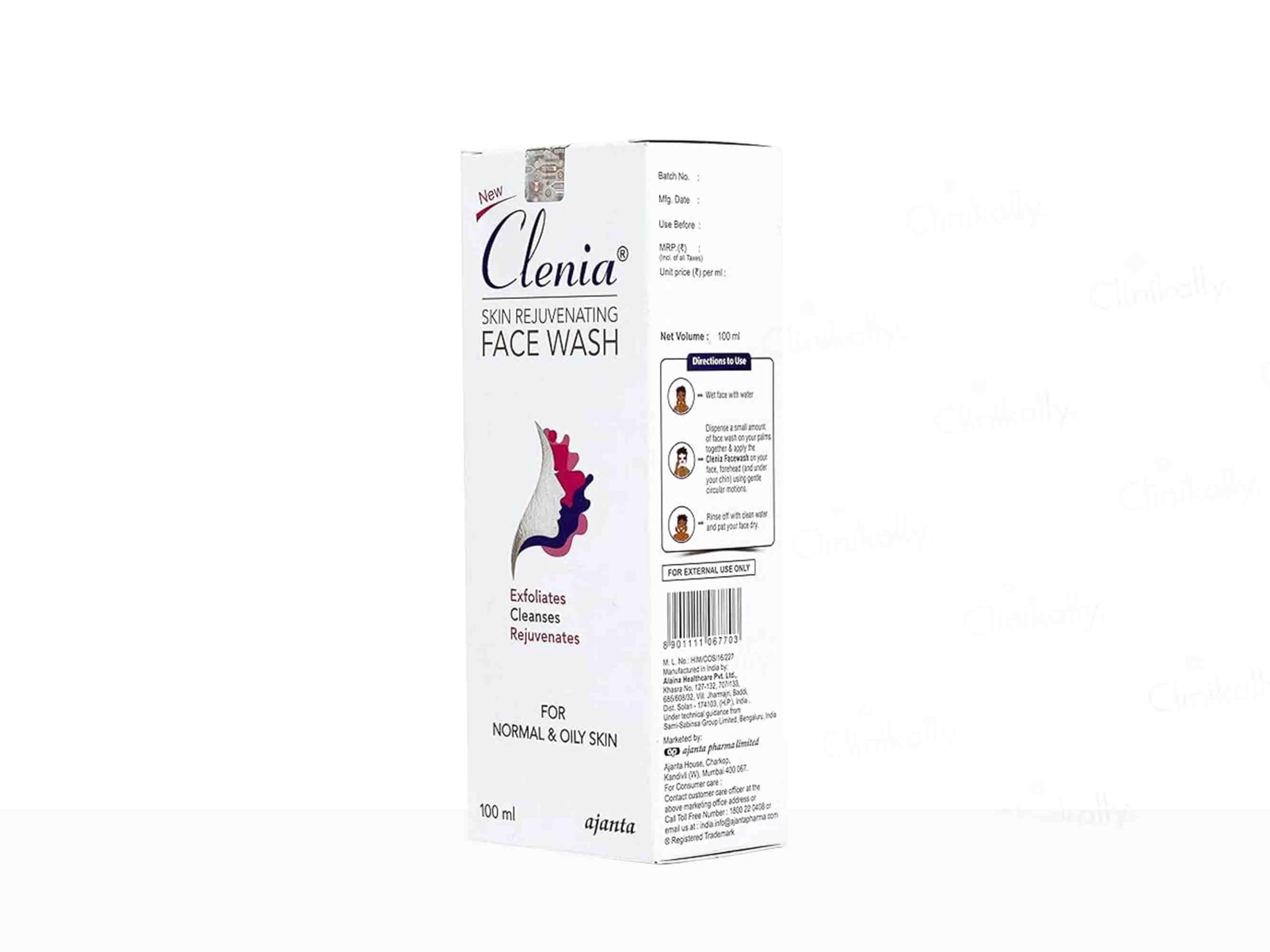Entirety Ajanta Clenia Skin Rejuvenating Face Wash, 100g