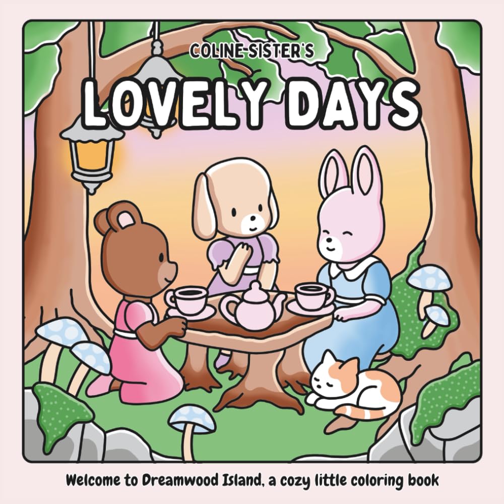 Lovely Days: A charming and soothing coloring book filled with tender scenes of little animals enjoying their cozy everyday moments. A creative and ... perfect for kids, teens, and adults alike