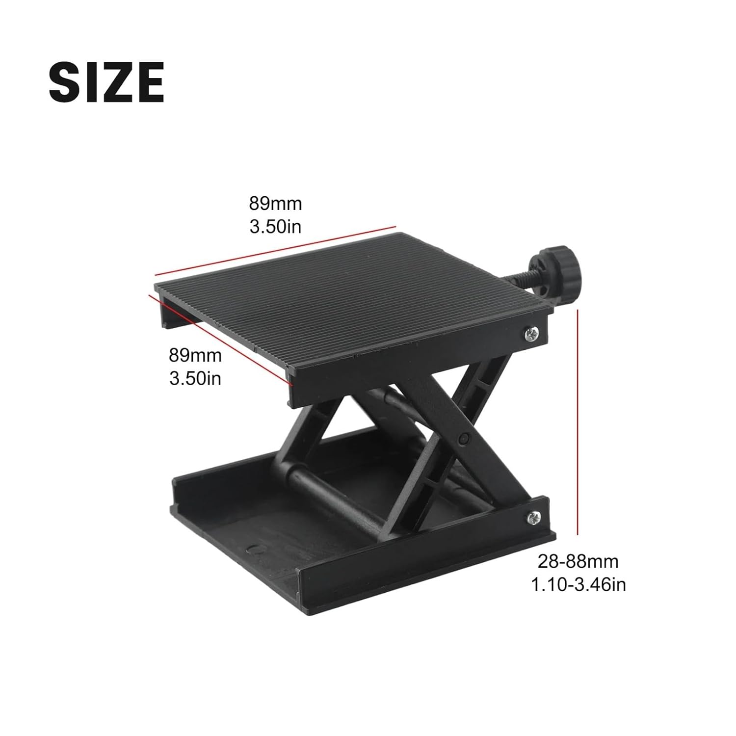 Aluminum Plastic Laboratory Hydraulic Adjustable Lifting Platform