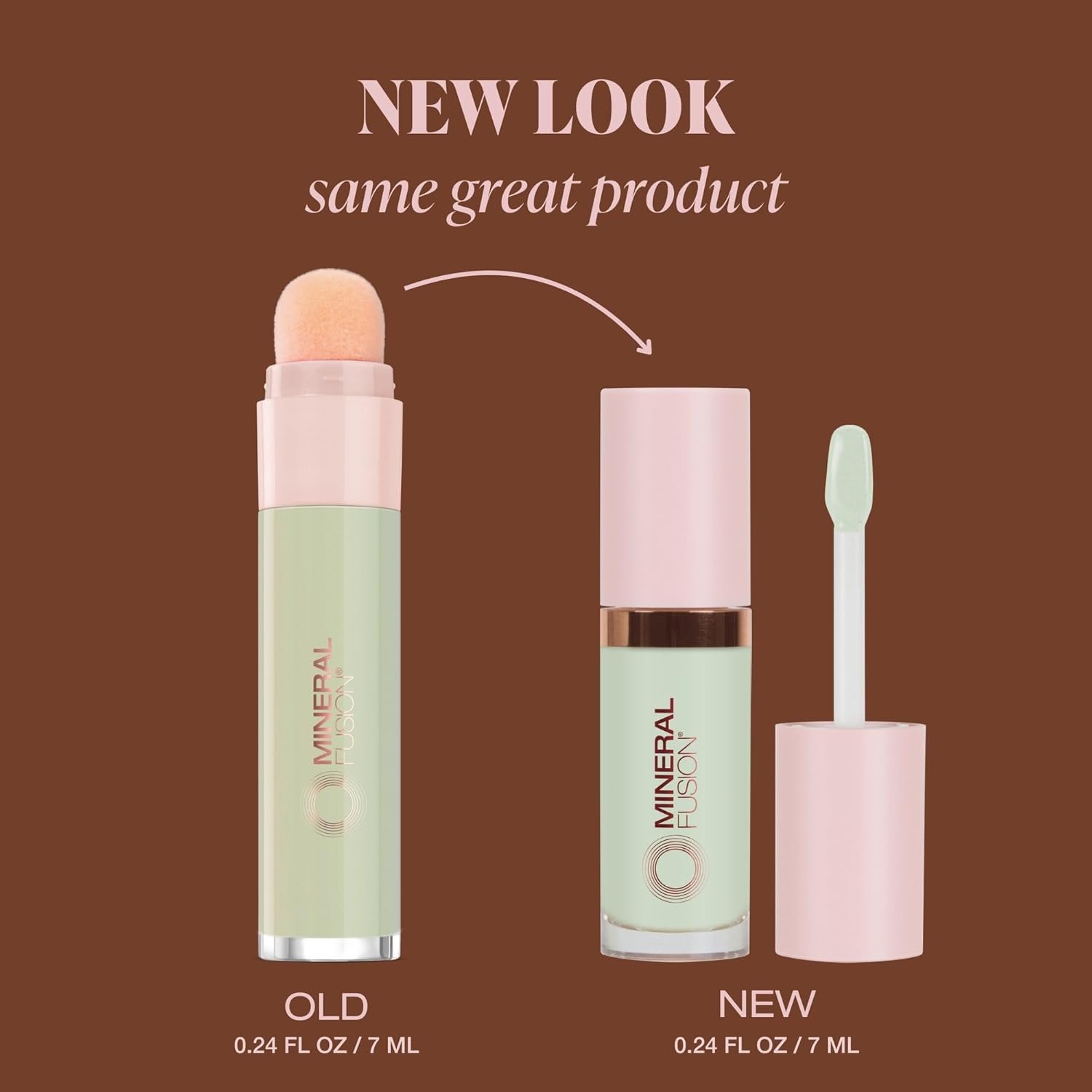 Mineral Fusion Color Correcting Full Coverage Concealer, 0.24 fl oz, With Vitamin C & Hyaluronic Acid, Lightweight Multi-Tasking Under Eye Concealer & Dark Spot Corrector, Vegan & Hypoallergenic - Image 2