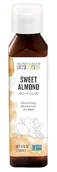 Aura Cacia Sweet Almond Skin Care Oil, 4 Oz Pack of 1