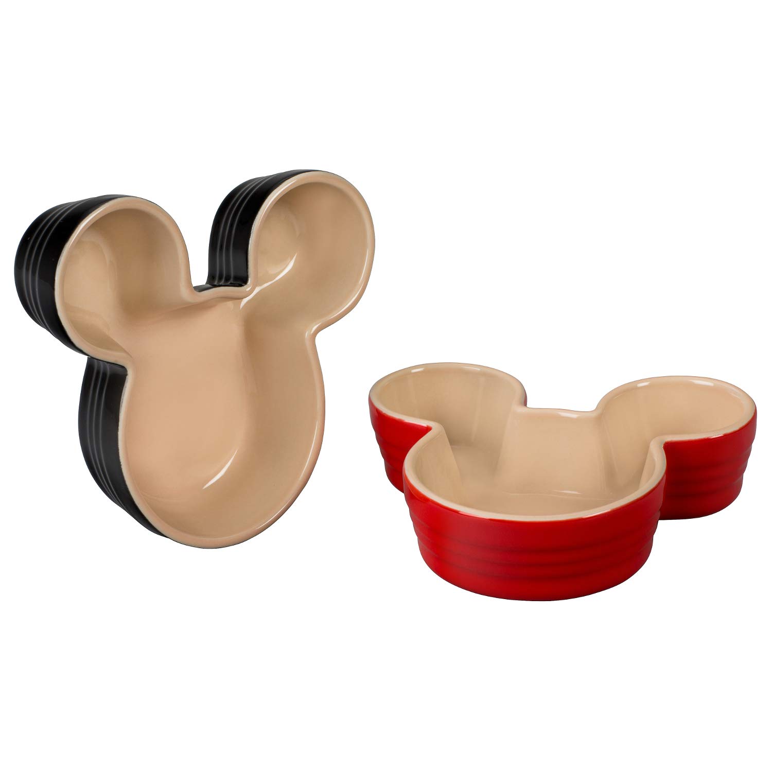 LE CREUSET - ルクルーゼ ミッキーマウス ラムカン シャイニーブラック レッド Amazon｜ルクルーゼ ラムカン ミッキーマウス シャイニー