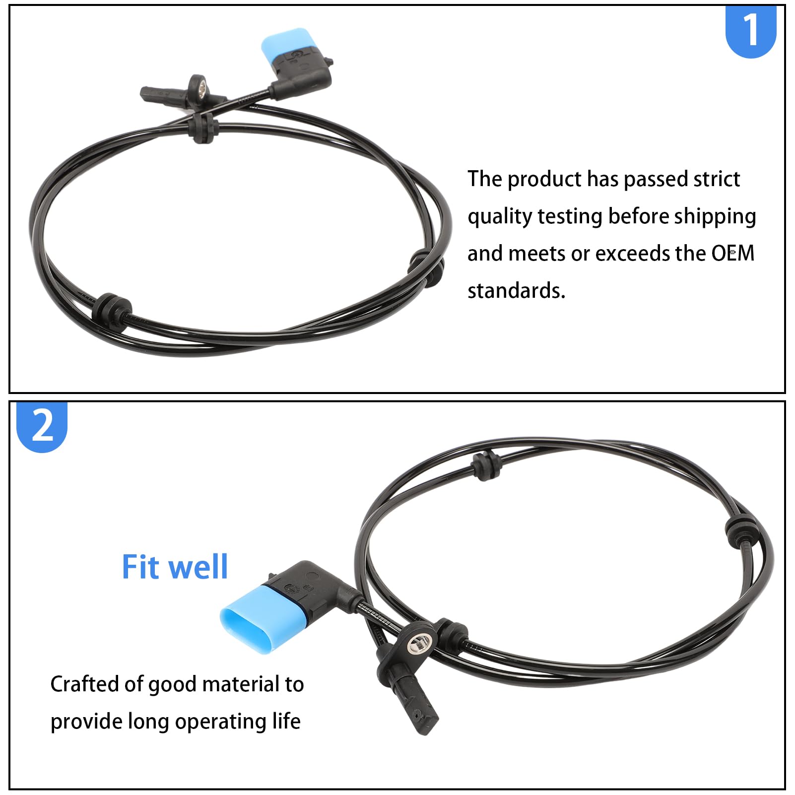 Rear Left Right ABS Speed Sensor For Mercedes A Class W176 B Class W246 - View #5