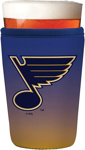 Miniatura 5 de Sok It Pint Sok NHL - Funda de neopreno aislada para vidrio de cerveza (New York Rangers, funda de vidrio de pinta)