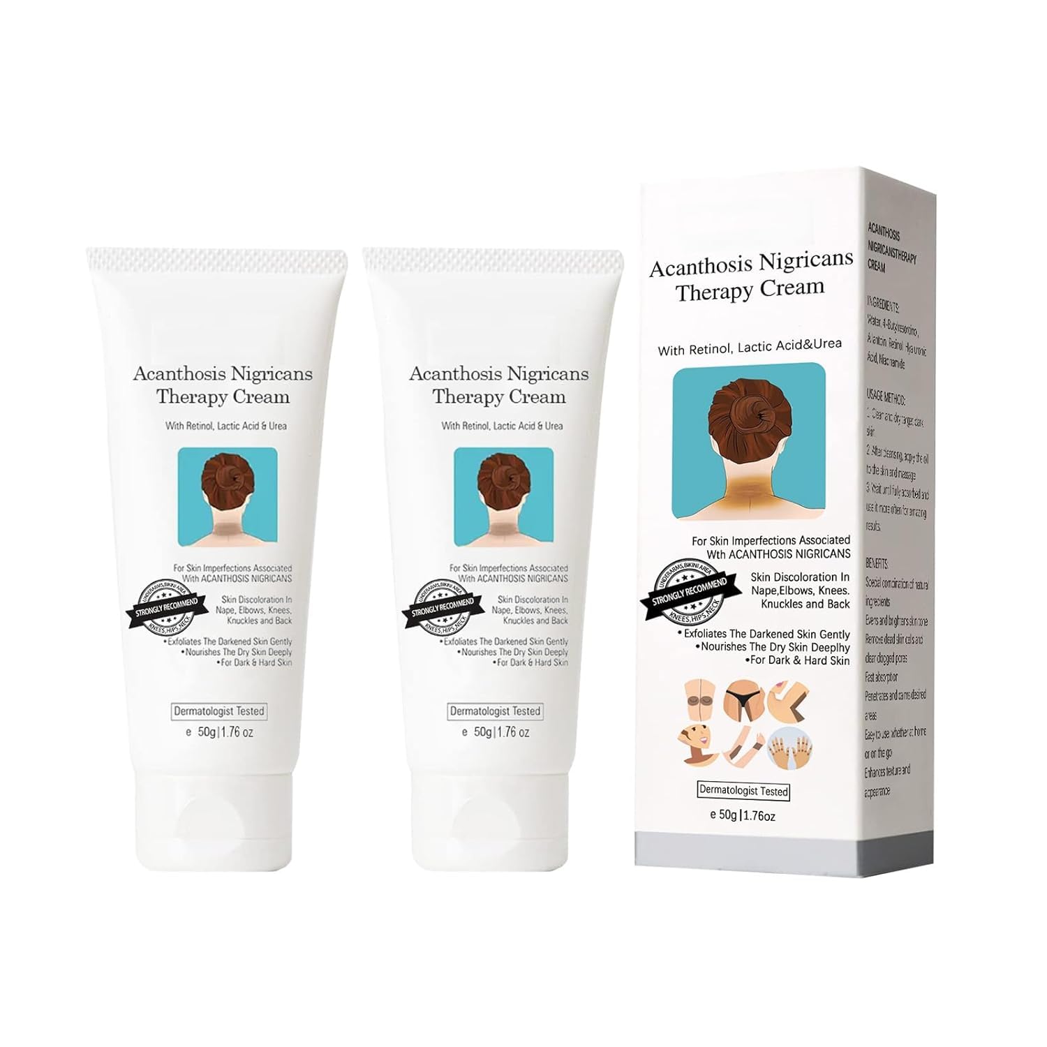 Snow Bleach Cream For Private Part, Skin Whitening Cream for Armpits, Bleaching Cream for Intimate Area, Cream for Whitening Dark Skin for Neck, Elbow, Inner Thigh, Pack of 2