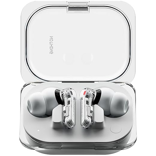 Nothing ear (a) cuffie bluetooth con integrazione di chatgpt, cancellazione attiva del rumore fino a 45 db, audio hi-res con ldac e fino a 42. 5 ore di ascolto - bianco