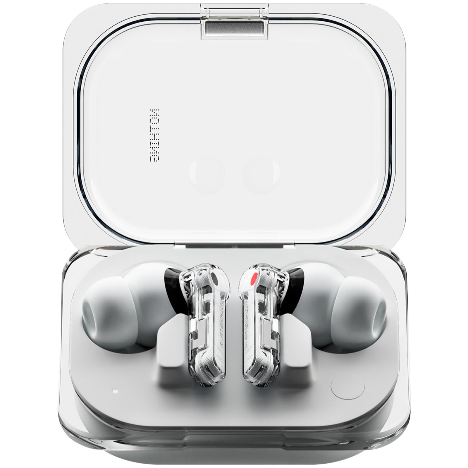 Nothing Ear (a) wireless ear buds with Active Noise Cancelling, Bass Enhance Algorithm and up to 42.5 hours of listening time - White