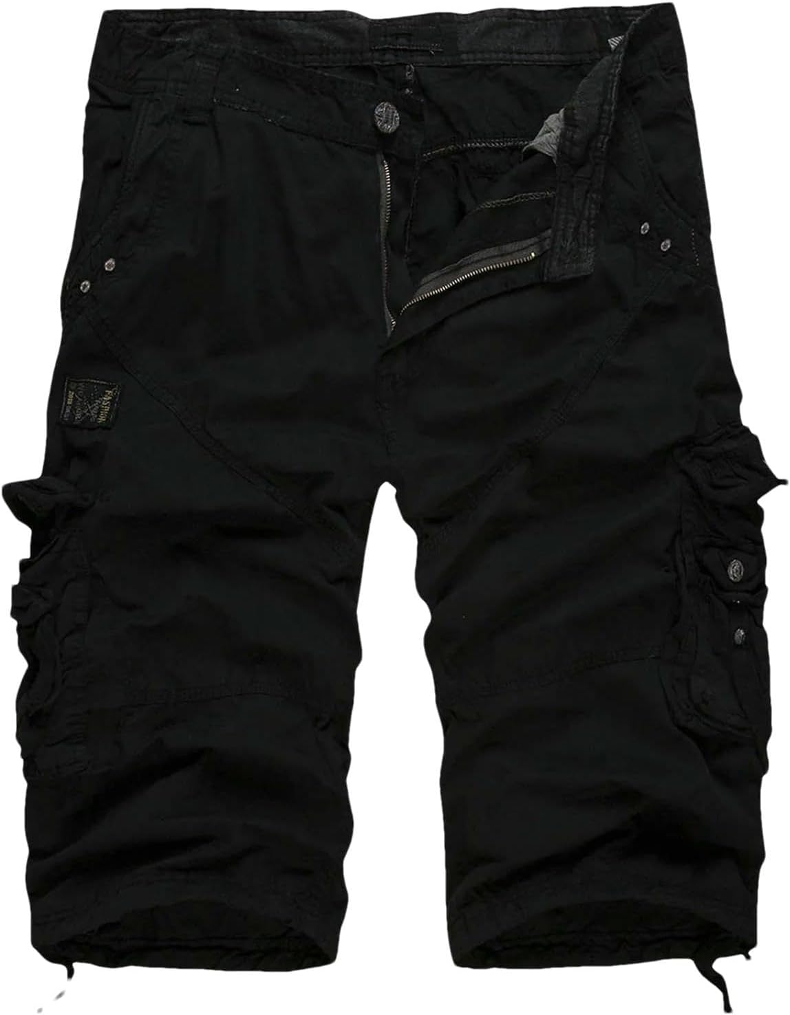Cargo Shorts Mens Lightweight Casual Shorts Multi Pocket Zippered Breathable Holiday Leisure Pant Summer