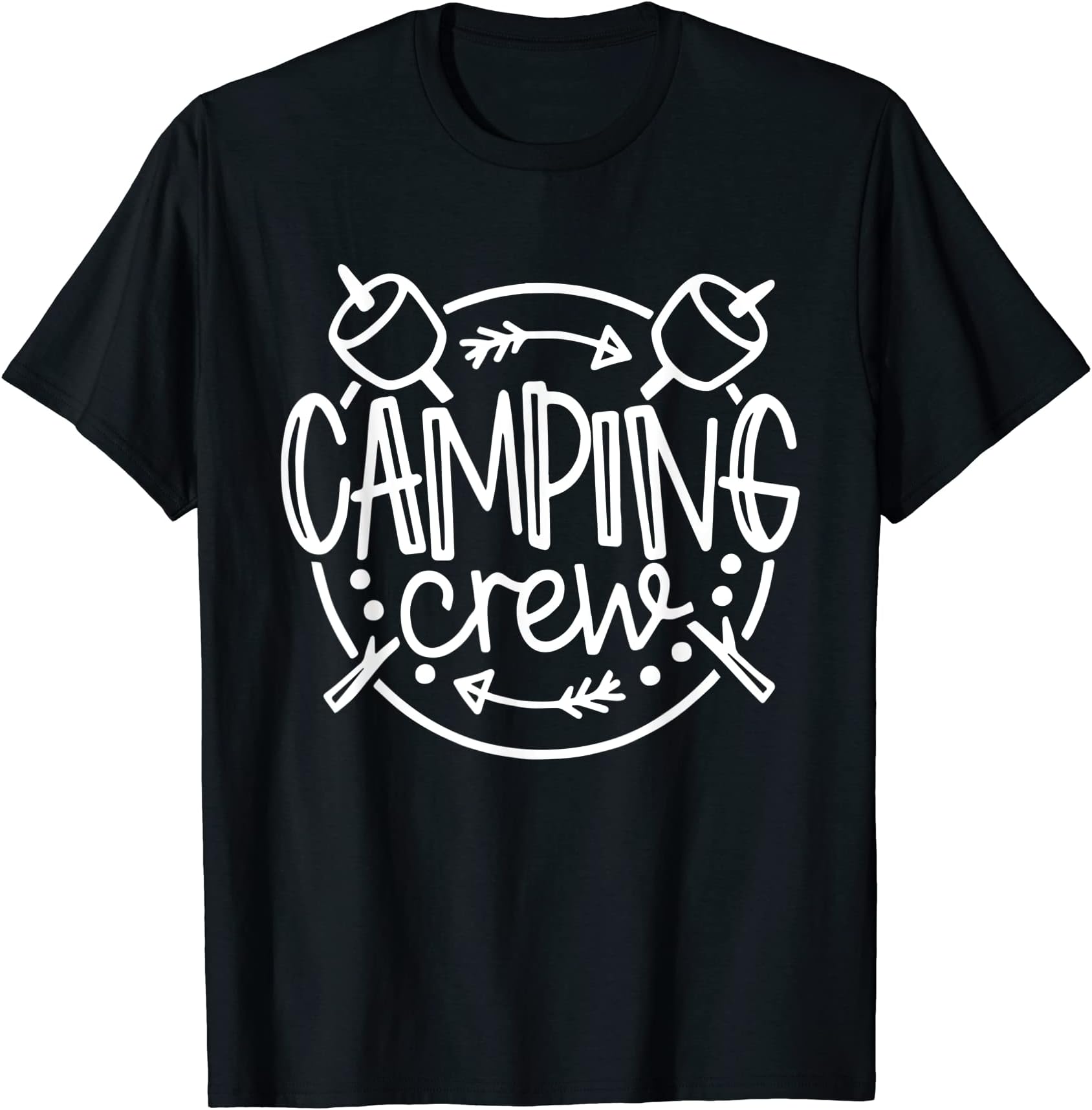 Matching Family Camping GiftsCamping Matching Shirts for Family Camper Group Camping Crew T-ShirtOEKO-TEX STANDARD 100