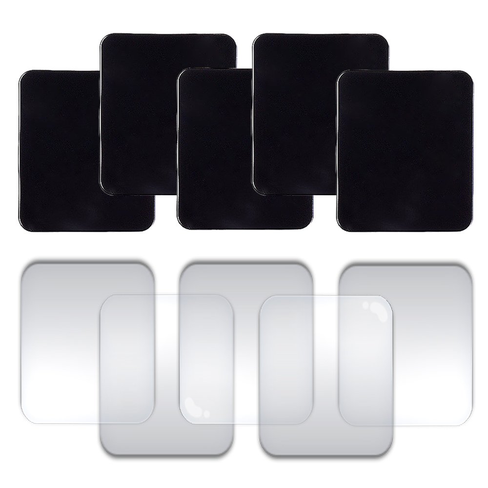 Sticky Gel Pads IHUIXINHE Anti-Slip Non-Slip Gel Mat Sticky Auto Gel Holder for Cell Phone, Pad, Keys, Easy Remove, Stick to Anywhere & Holds Anything 10pcs (Square) - Square