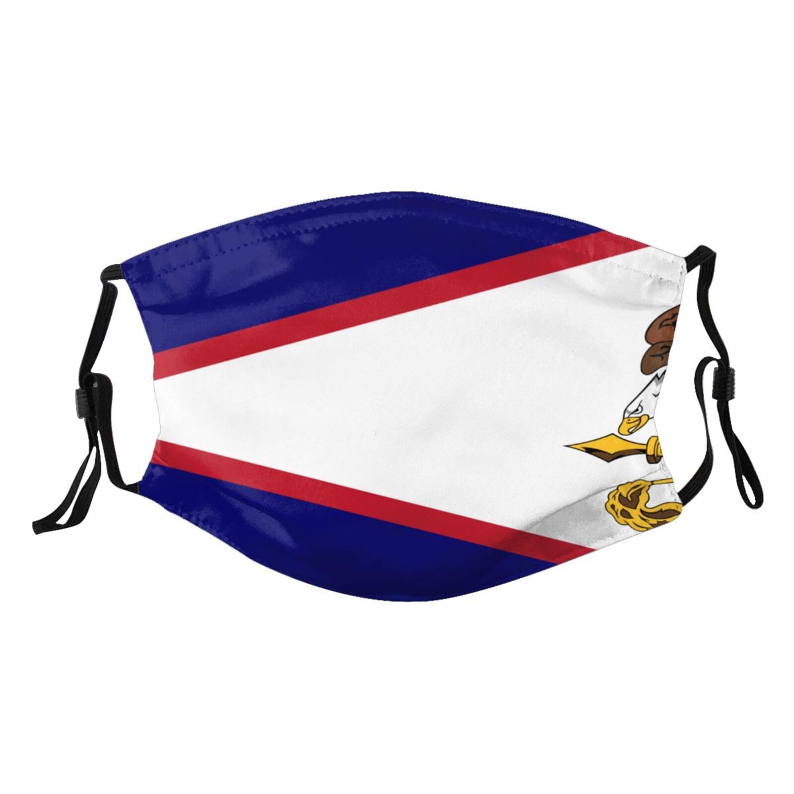 American Samoa Flag Adult Dust Mask Adjustable Dust Face with 2 Filter11