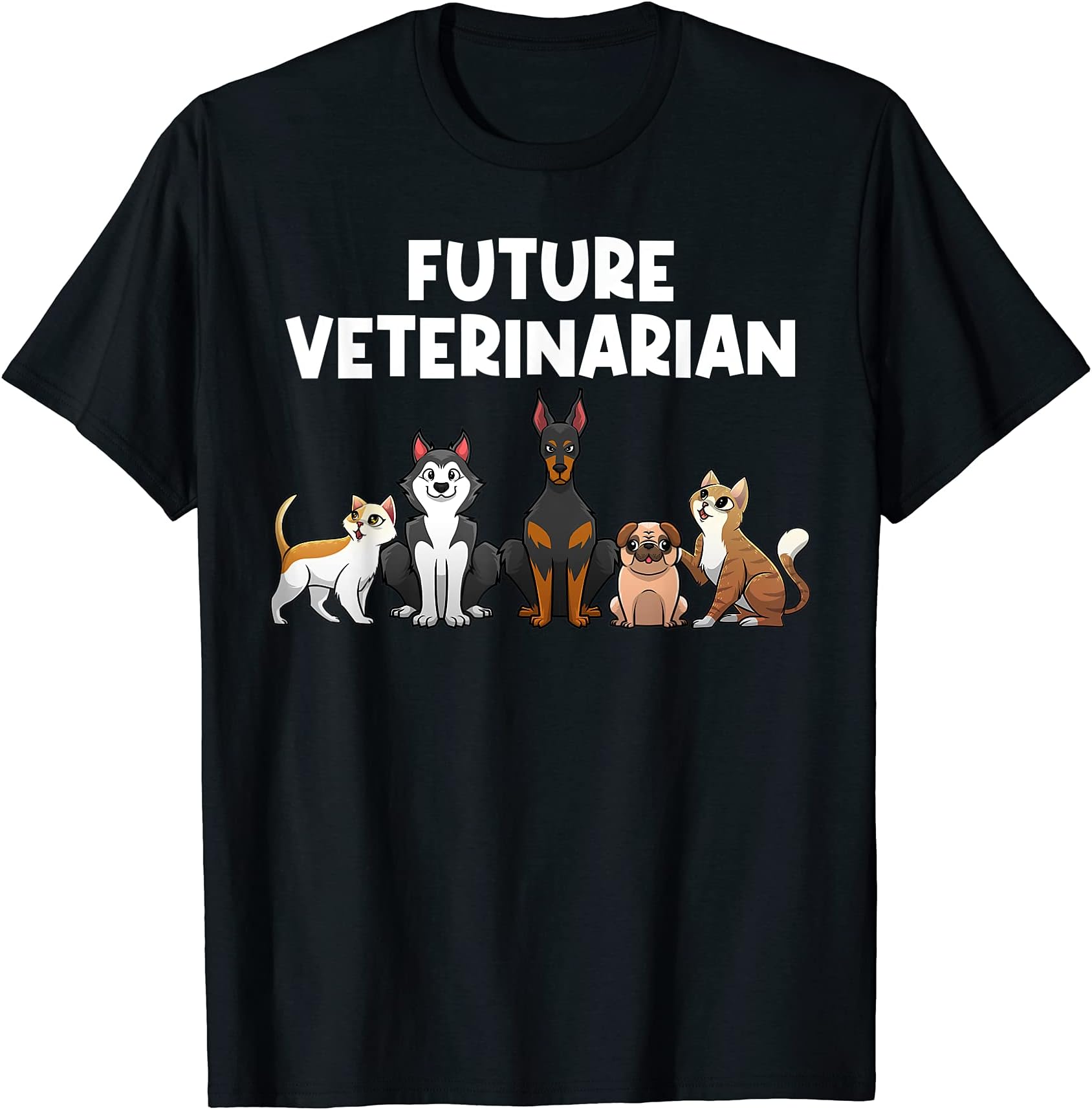 Veterinarian Gifts Vet Tech Accessories & StuffFuture Veterinarian Boy Girl Veterinary Assistant Technician T-ShirtOEKO-TEX STANDARD 100