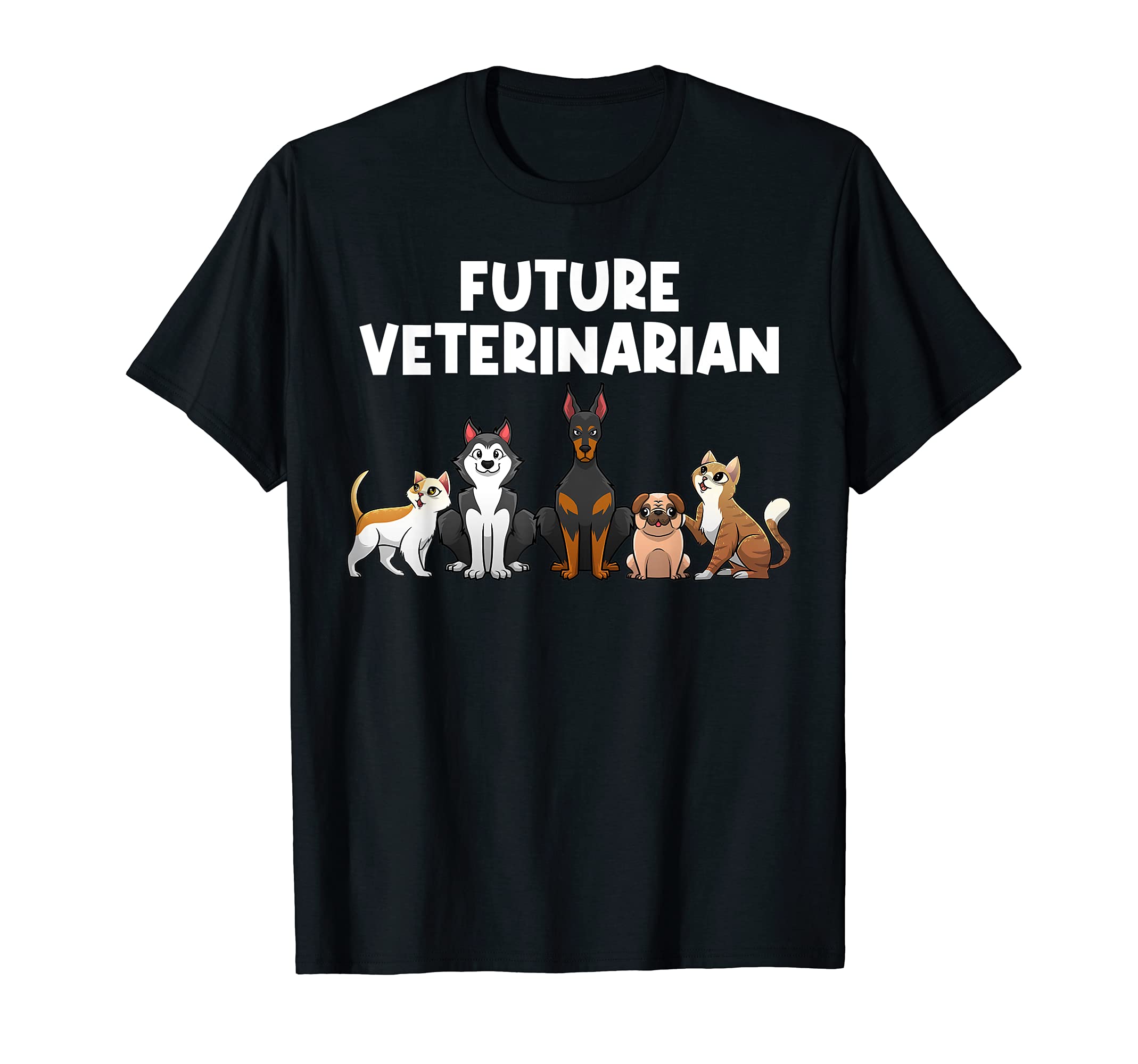 Veterinarian Gifts Vet Tech Accessories & StuffFuture Veterinarian Boy Girl Veterinary Assistant Technician T-ShirtOEKO-TEX STANDARD 100