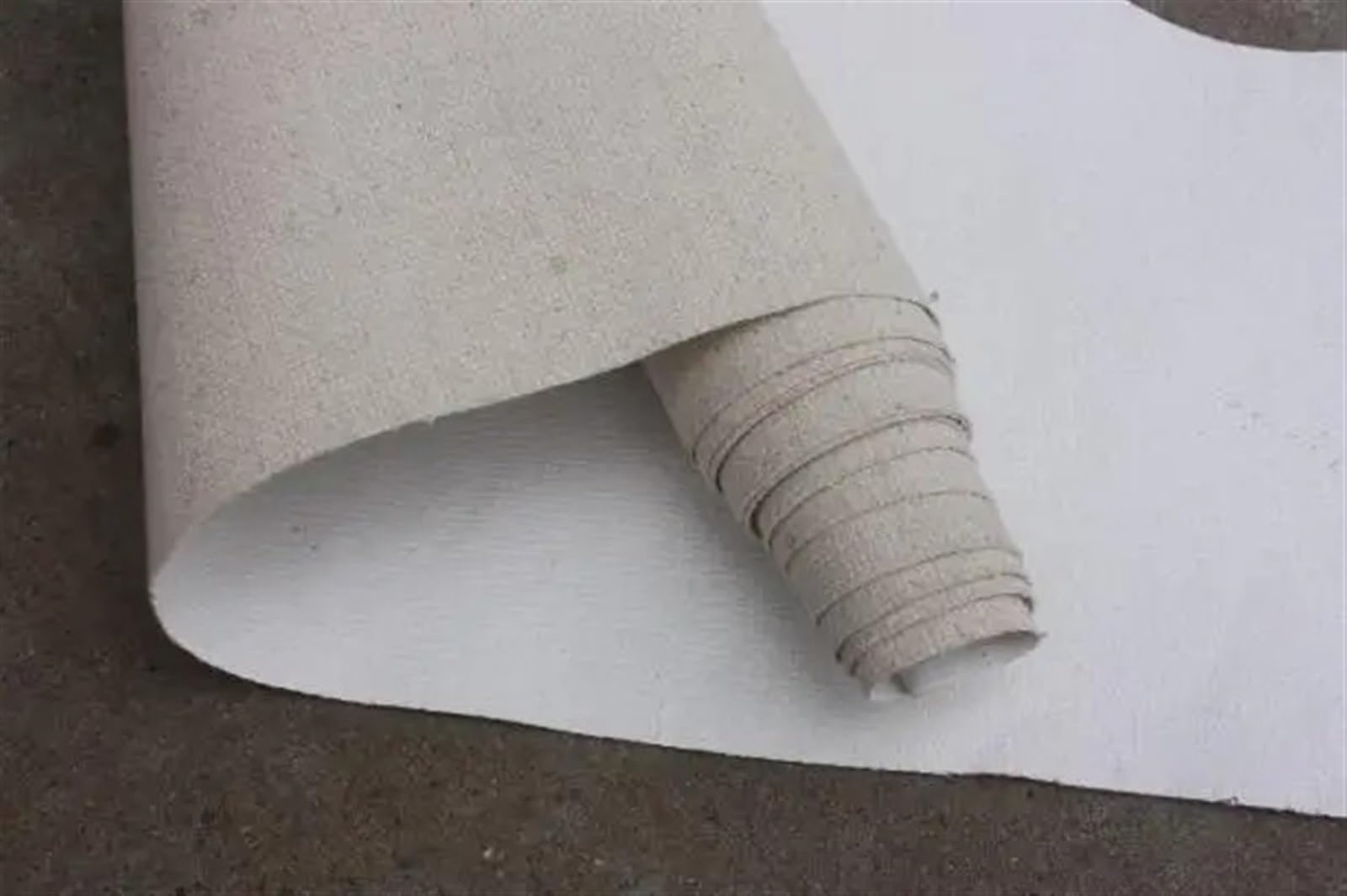 Rollo de lona mezcla lino, textura media imprimada sin ácido, 68cm ancho, 310gsm, rollos for pintar al óleo Para Proyectos De Arte(10m per pack)