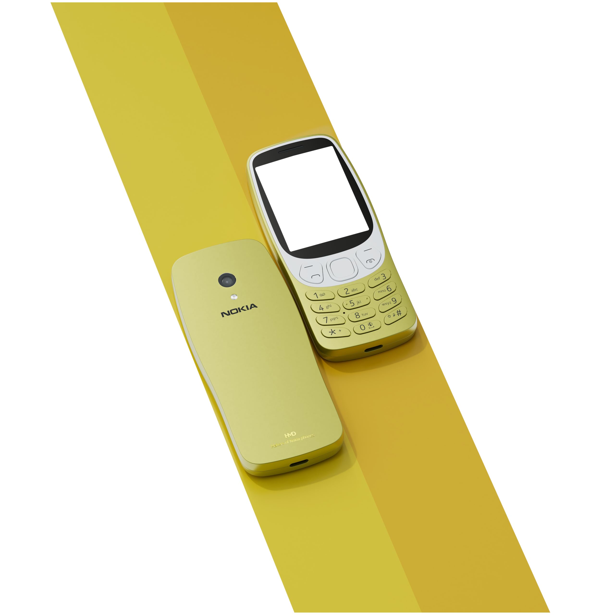 Nokia 3210 Gold - 4G telefon komórkowy, nowa legenda telefonu, nowoczesna wersja, du?y wy?wietlacz 2,4", wygodna klawiatura, aparat 2Mp, radio FM, latarka, Bluetooth