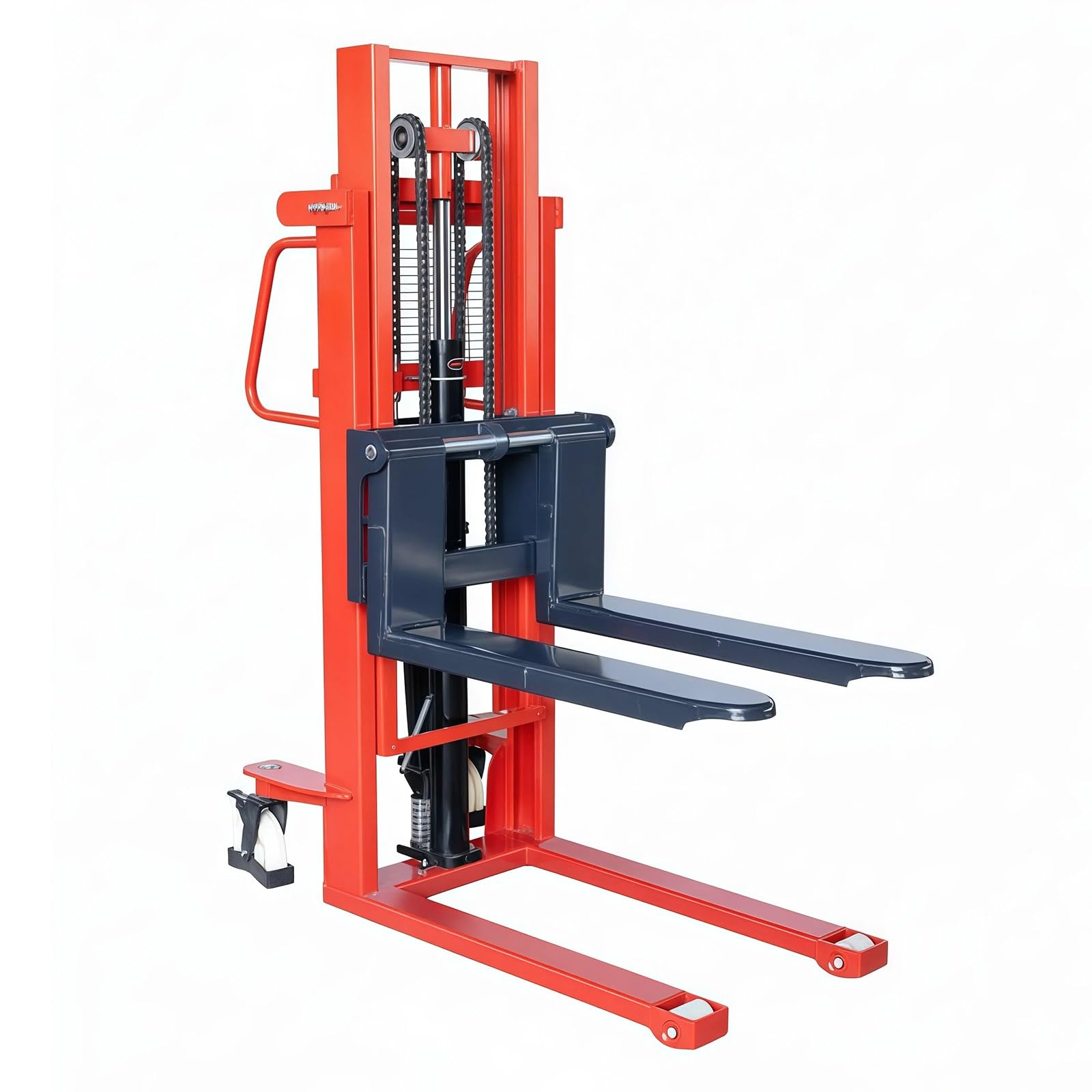 Cenz-888 pallet truck Manual Hydraulic Stacker 2T 90cm Fork Knob Valve for High Shelf Logistics