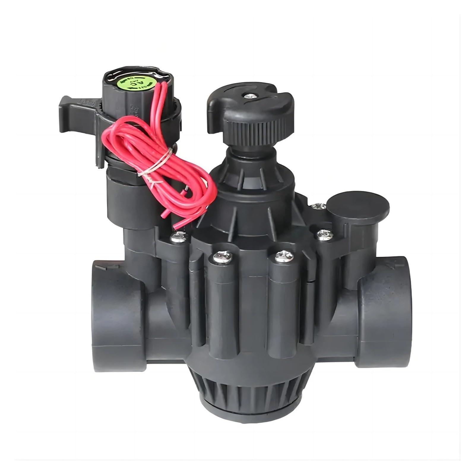 NVSFZGIYG 1-1/2inch Irrigation Solenoid Valve 220V 12V 24V DC Latching with Flow Regulation for Agricultural(DC 12V)