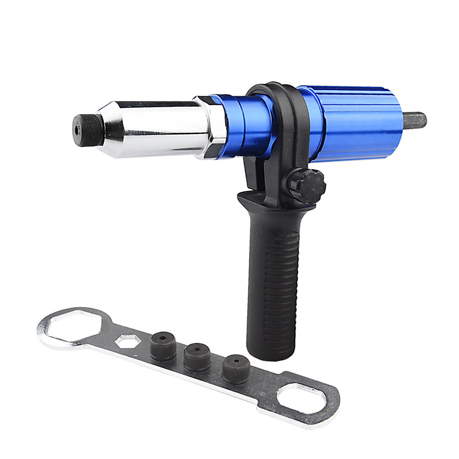 Adaptateur de rivet pour perceuse à fixation rapide et sans effort manuel