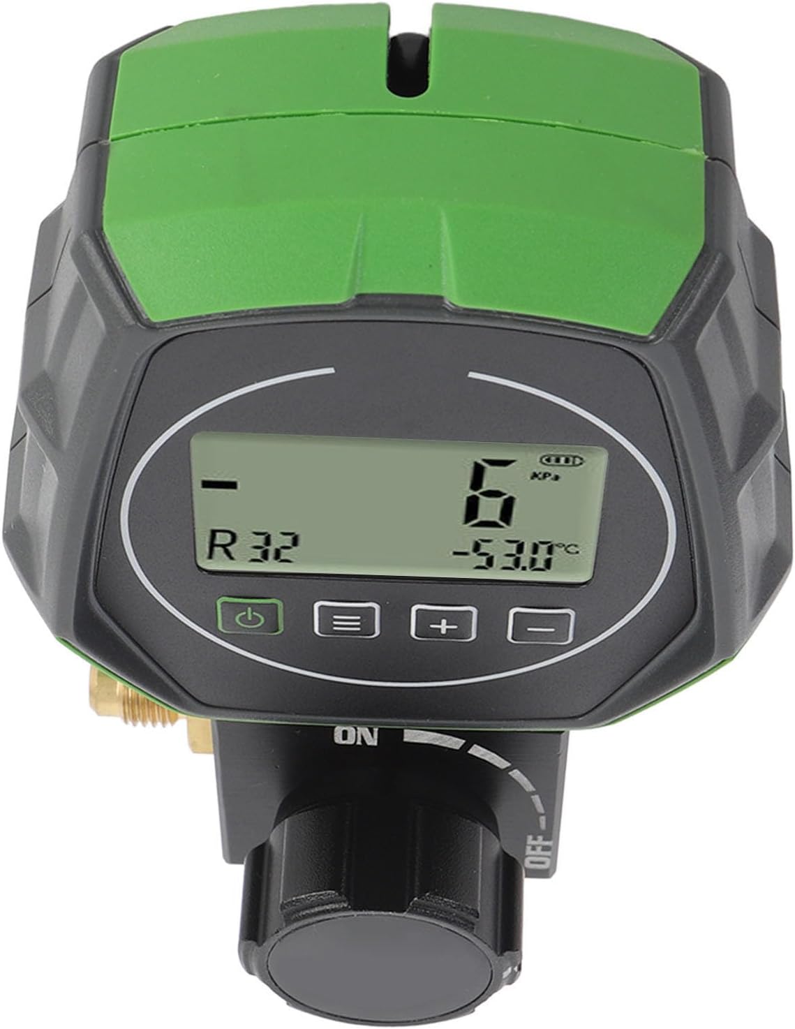 Digital HVAC Vacuum, Vacuum Pressure Tester, Ball Valve Design with HD Glass Viewing Window, Ideal for AC Refrigeration System Maintenance and Installation