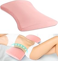 Vista 14 de Almohada de apoyo lumbar para cama: almohada de espuma viscoelástica para aliviar el dolor de espalda baja para dormir, almohada ergonómica