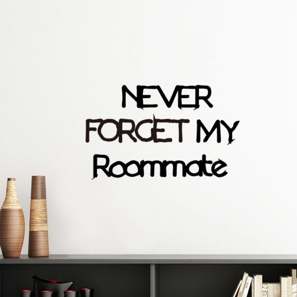 Sticker mural amovible noir 40cm papier peint DIY silhouette décoration intérieur