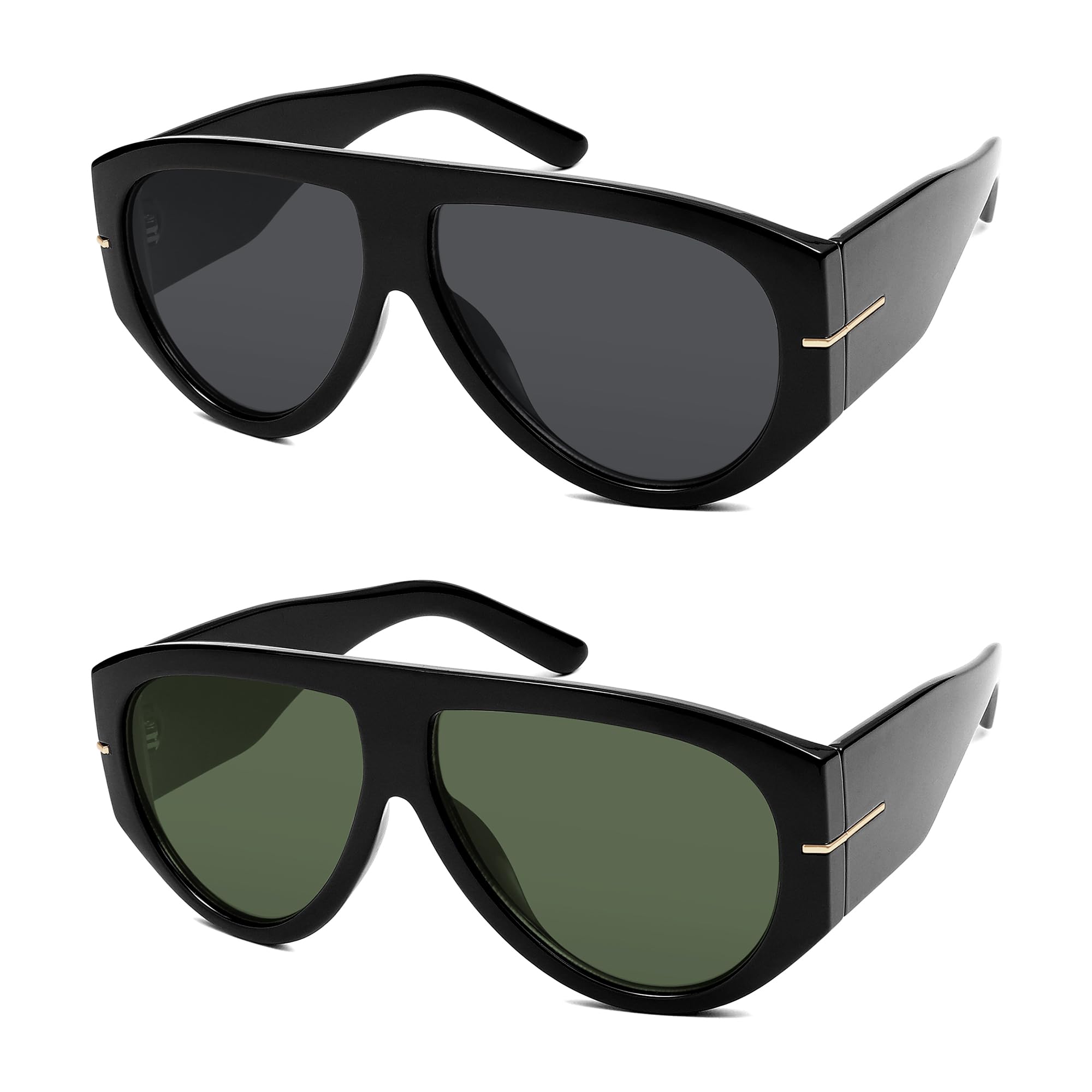 Oversized Retro Aviator Sunglasses Womens Mens 70s Classic Vintage Sun Glasses AR82227