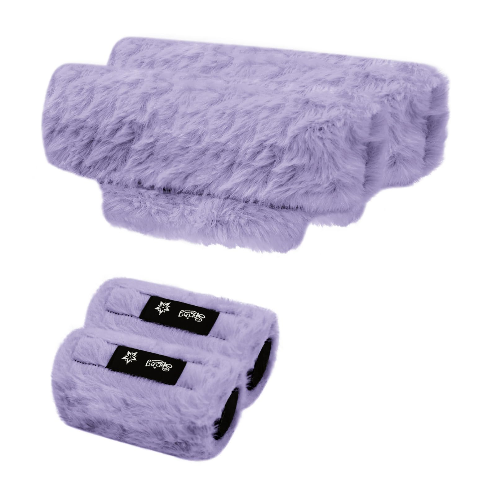 SPRING SEAON Crutches Padding Fuzzy Crutch Pads for Armpits and Hand Grips