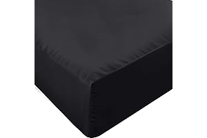 Utopia Bedding Twin Black Fitted Sheet: Experience Premium Comfort and Longevity