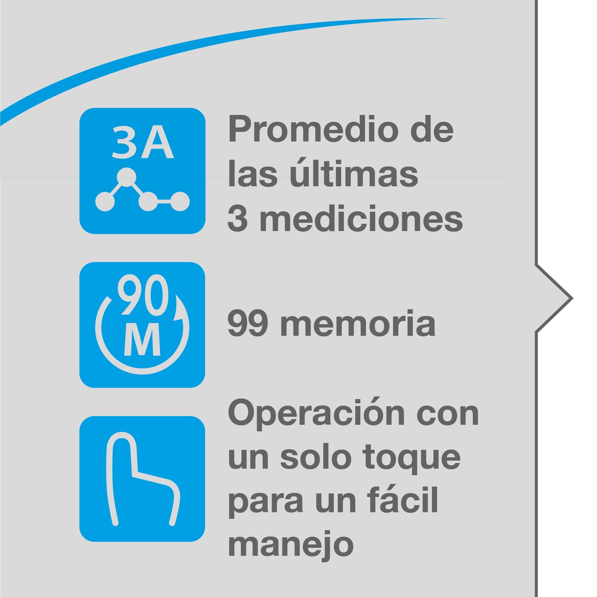 Tensiómetro digital Citizen CHUD517 para uso doméstico con brazalete ancho (22-42 cm), pantalla LCD grande, pantalla de hipertensión