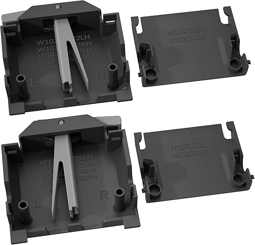 Ajustador de escurridor de lavavajillas W10195372 W10195373 mejorado carcasa izquierda derecha para Whirlpool WDT730PAHZ0 WDT750SAHZ0 partes