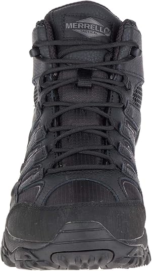 Merrell Men's Moab 2 Mid Tactical Wp Tactical Boot, Black, 8