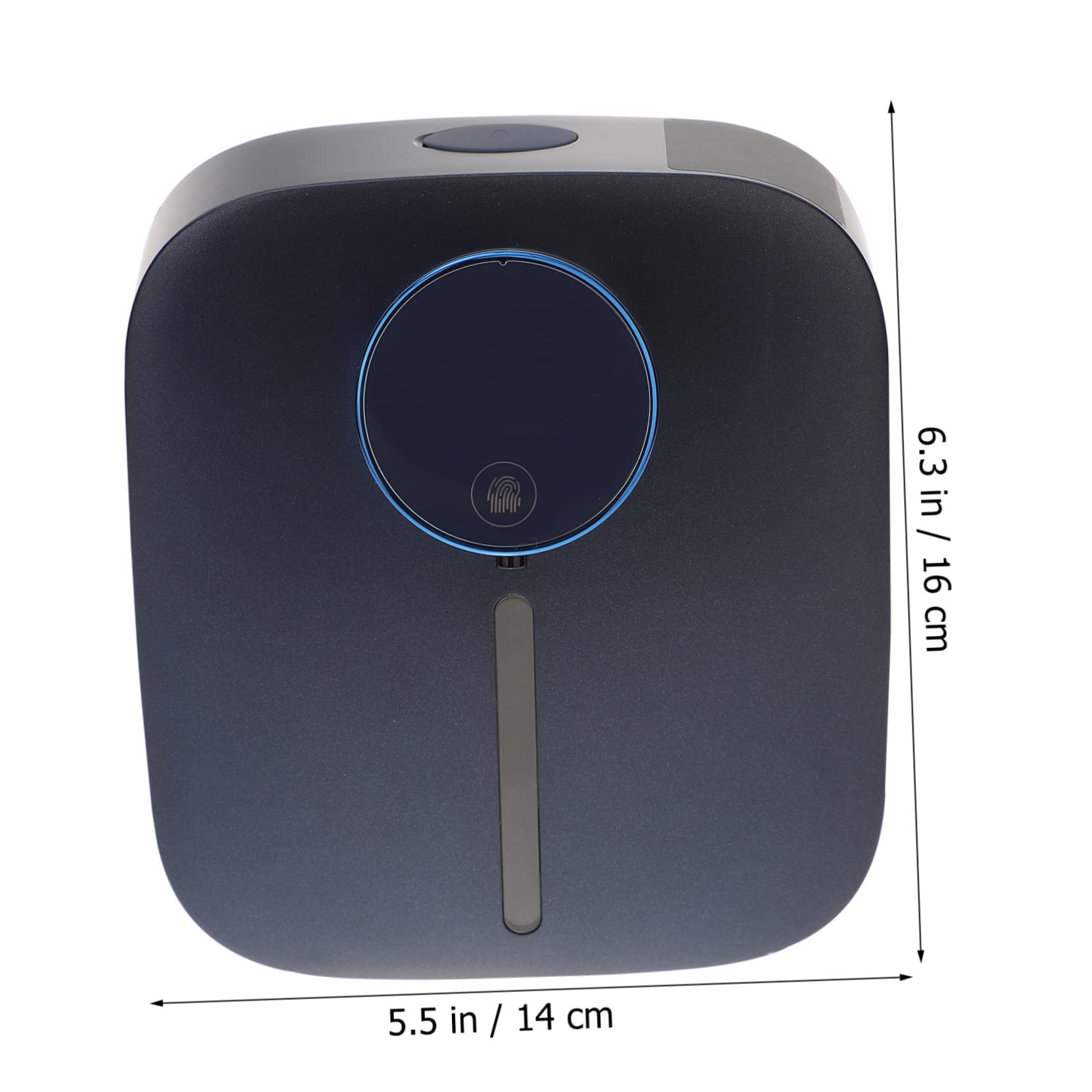 Didiseaon Distributore Automatico di Sapone senza Contatto Distributore di Sapone Ricaricabile da Parete per Casa Realizzato in Materiali con Sensori Intelligenti