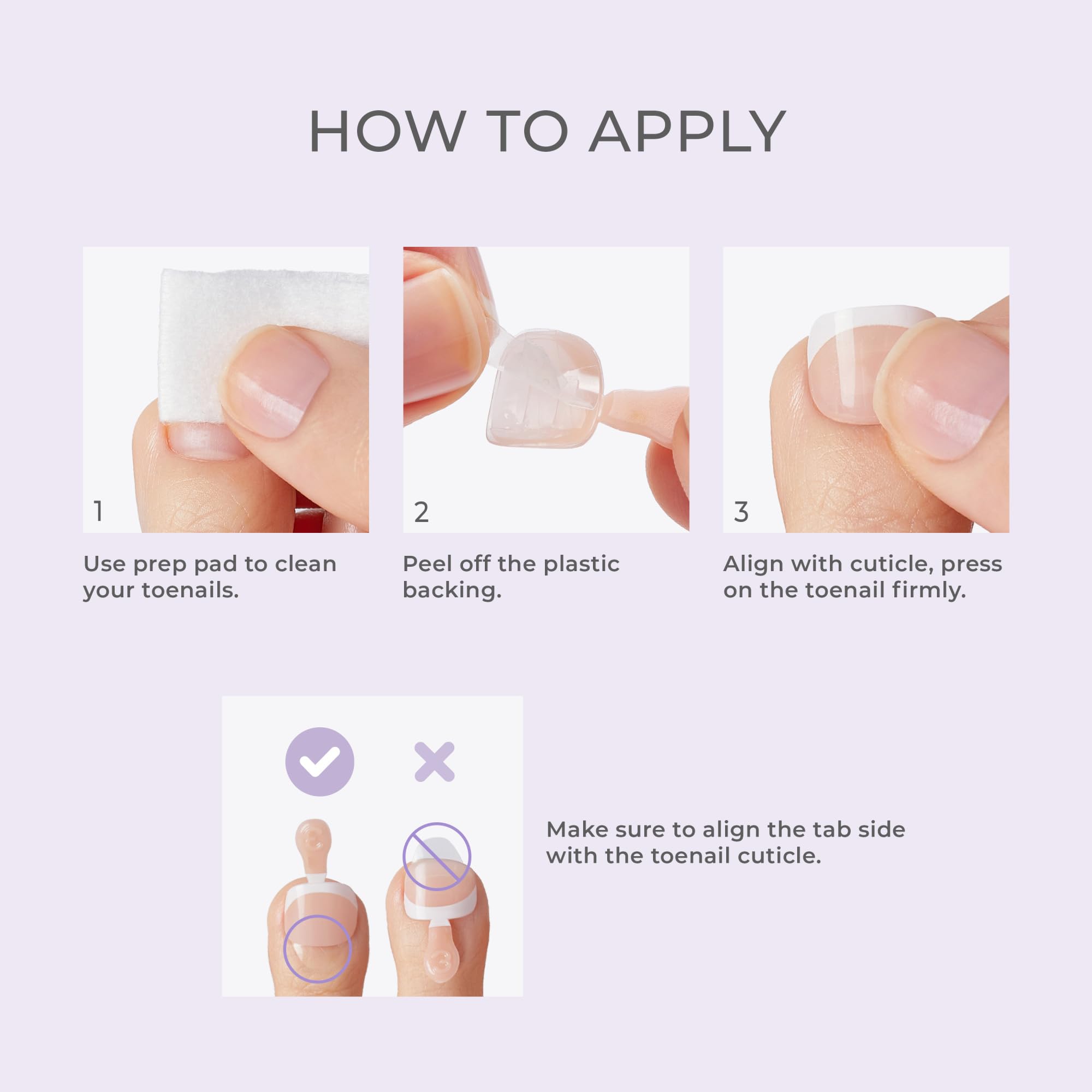 KISS imPRESS French Tip Press On Toenails, 'Blanc Chic', White, Short Squoval, Pedicure Nail Kit Includes 24 Press On Toenails, Prep Pad, Mini Nail File, & Pedicure Stick: Short Blanc Chic