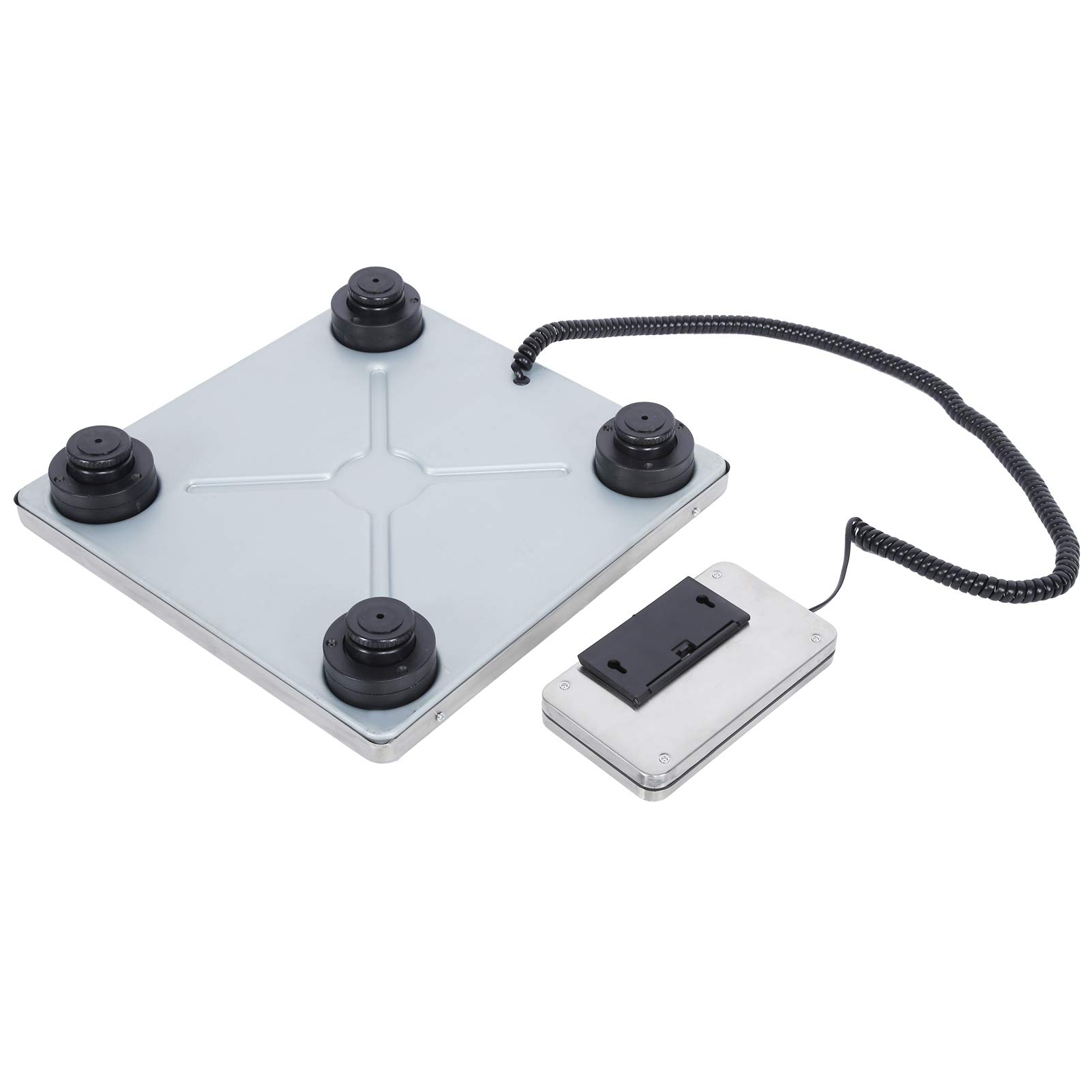Balance Postale De 440 LB avec Câble USB Balance D'expédition Numérique en Acier Inoxydable Balance Argentée pour Les Colis D'expédition 12x12x2 Pouces