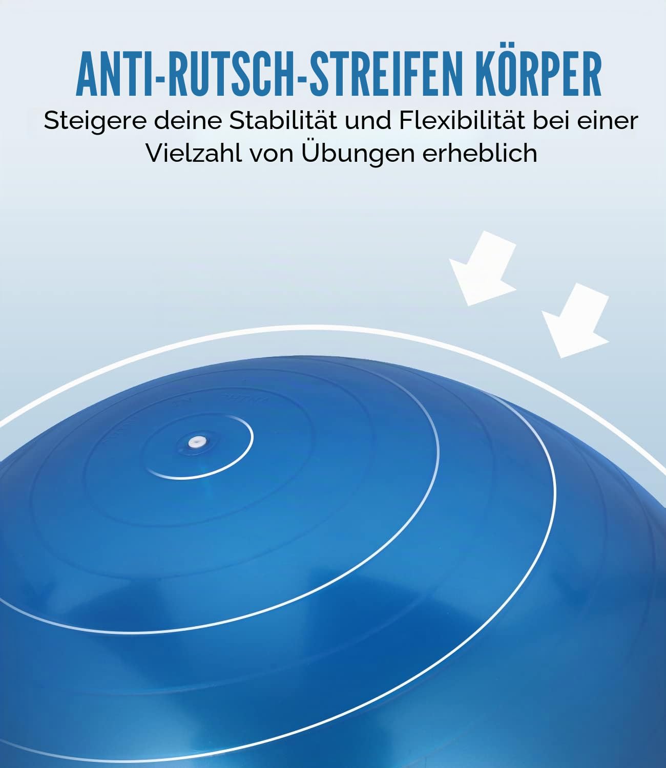 TOMSHOO Anti-Burst Yoga Ball verdickt Stabilität Balance Ball Pilates Barre körperliche Fitness Gymnastikball 45CM / 55CM / 65CM / 75CM Geschenk Luftpumpe