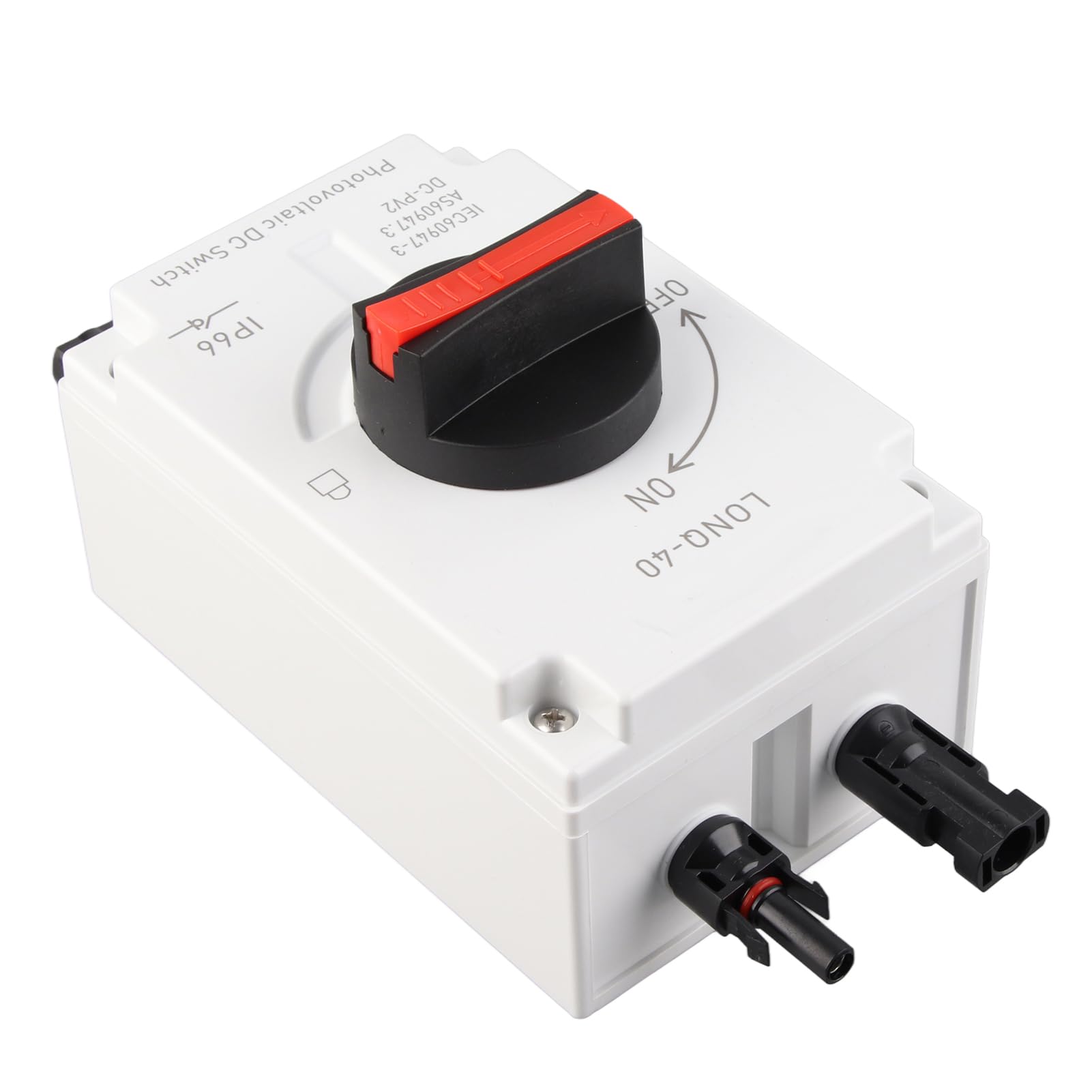 2PCS Fotovoltaico DC Interruttore 4P Isolatore Interruttore Solare Pannello Solare Sezionatore Isolato 1200V DC 32A