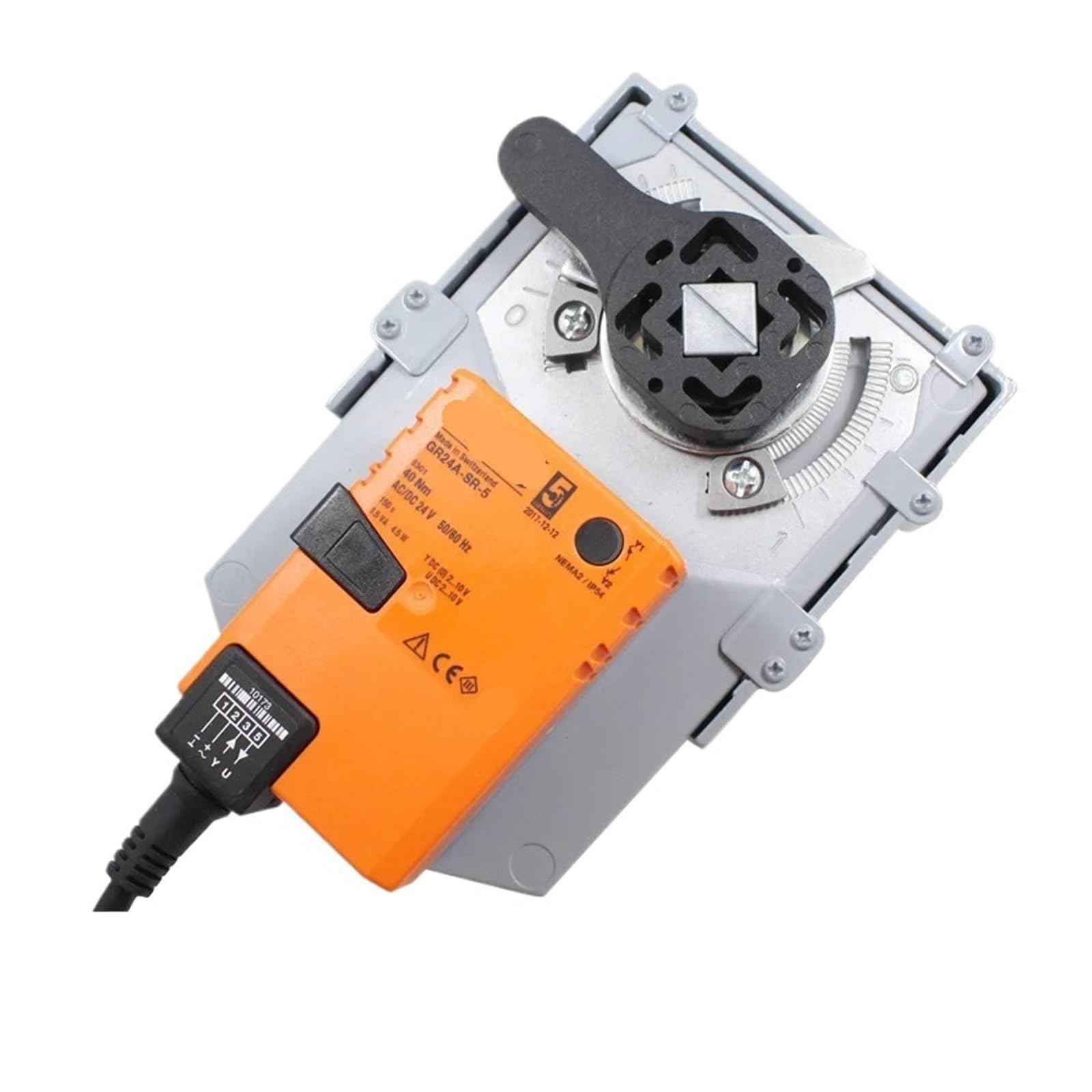 BRODEFUP 40Nm GR24A-SR-7 Modulating Rotary Actuator for Ball Valves Butterfly Valves GR24A-SR-5 2-10V(GR24A-SR-7)