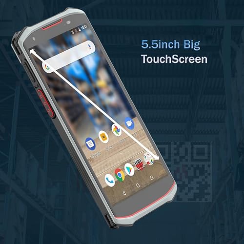 Miniatura 4 de Android 13 escáner de código de barras 4+64 GB incorporado 1D/2D/QR escáner de código de barras 4G inalámbrico computadora móvil PDA Inventario