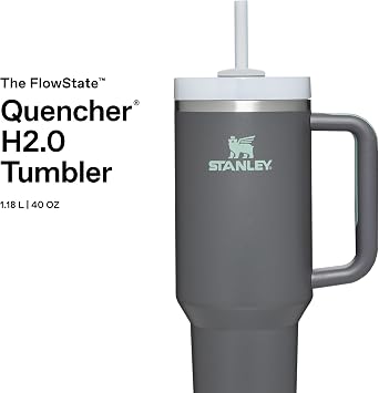 STANLEY 1913 Quencher H2.0 FlowState Tumbler 1.2L - Charcoal