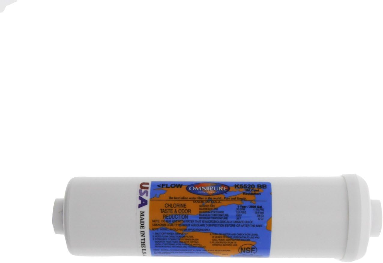 K5520-BB Omnipure Carbon Block Inline Filter