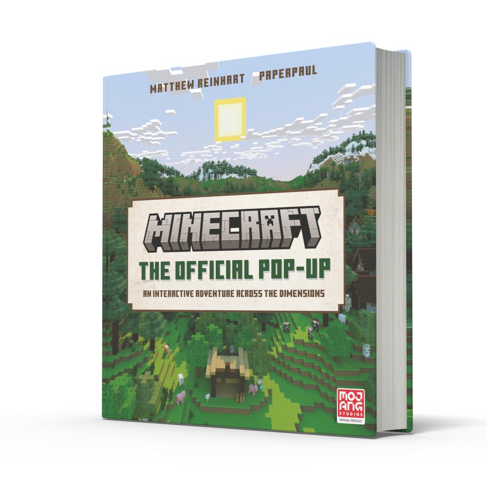 Official Minecraft Pop-Up: An official Minecraft pop-up book, fully illustrated with interactive elements – perfect for kids and gamers, new for 2024