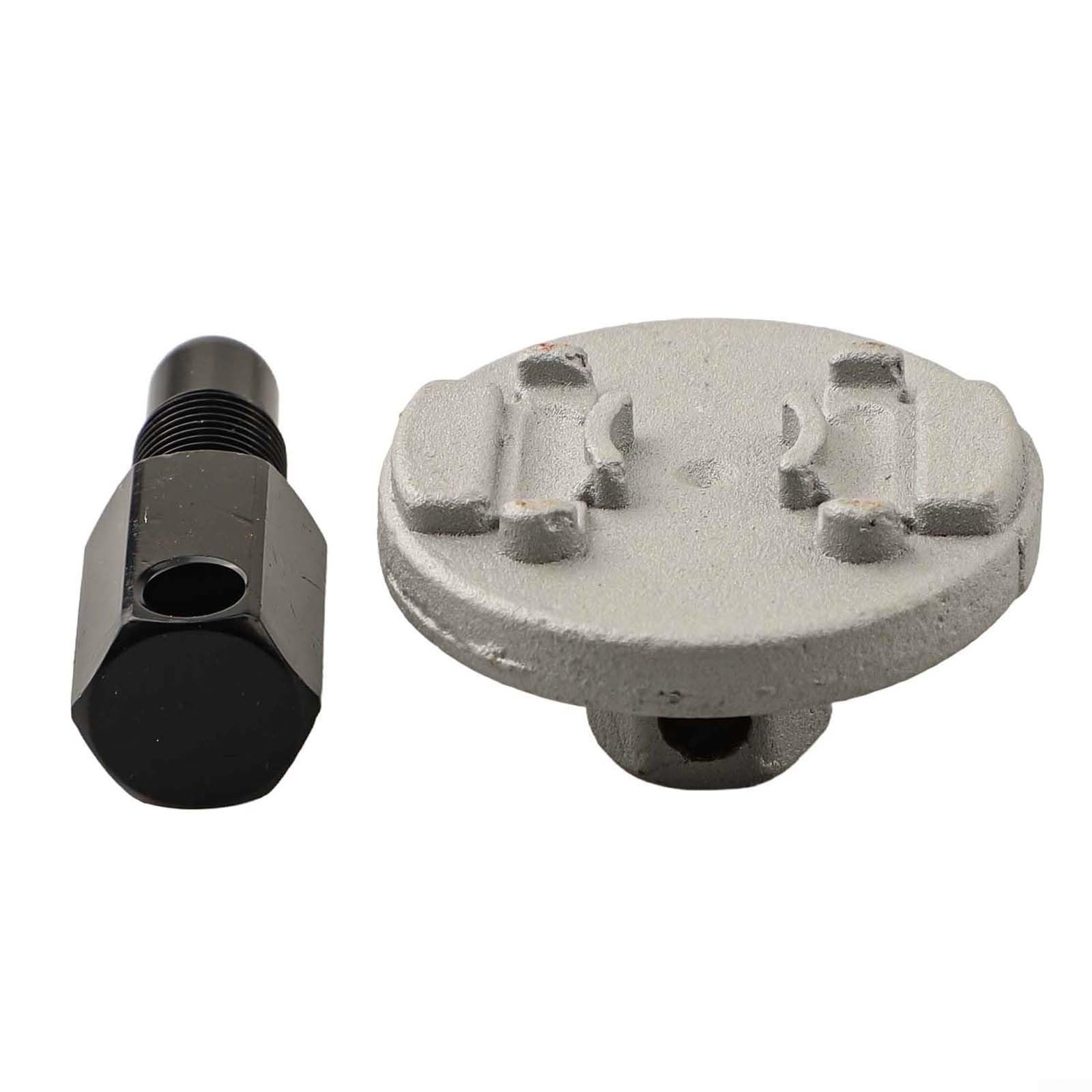 Chiave di riparazione per motosega per modelli 52/58/2500, strumento di arresto del pistone da 14 mm con compatibilità con volano della frizione 25, set di attrezzi per lo smontaggio della