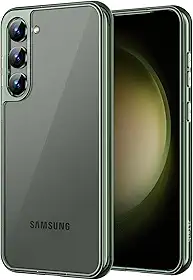 JETech Capa para Samsung Galaxy S23 5G 6,1 Polegadas, Case Protetora de Telefone à Prova de Choque Não-Amarelecimento, Capinha Parte Traseira PC Rígido Anti-Riscos (Verde)